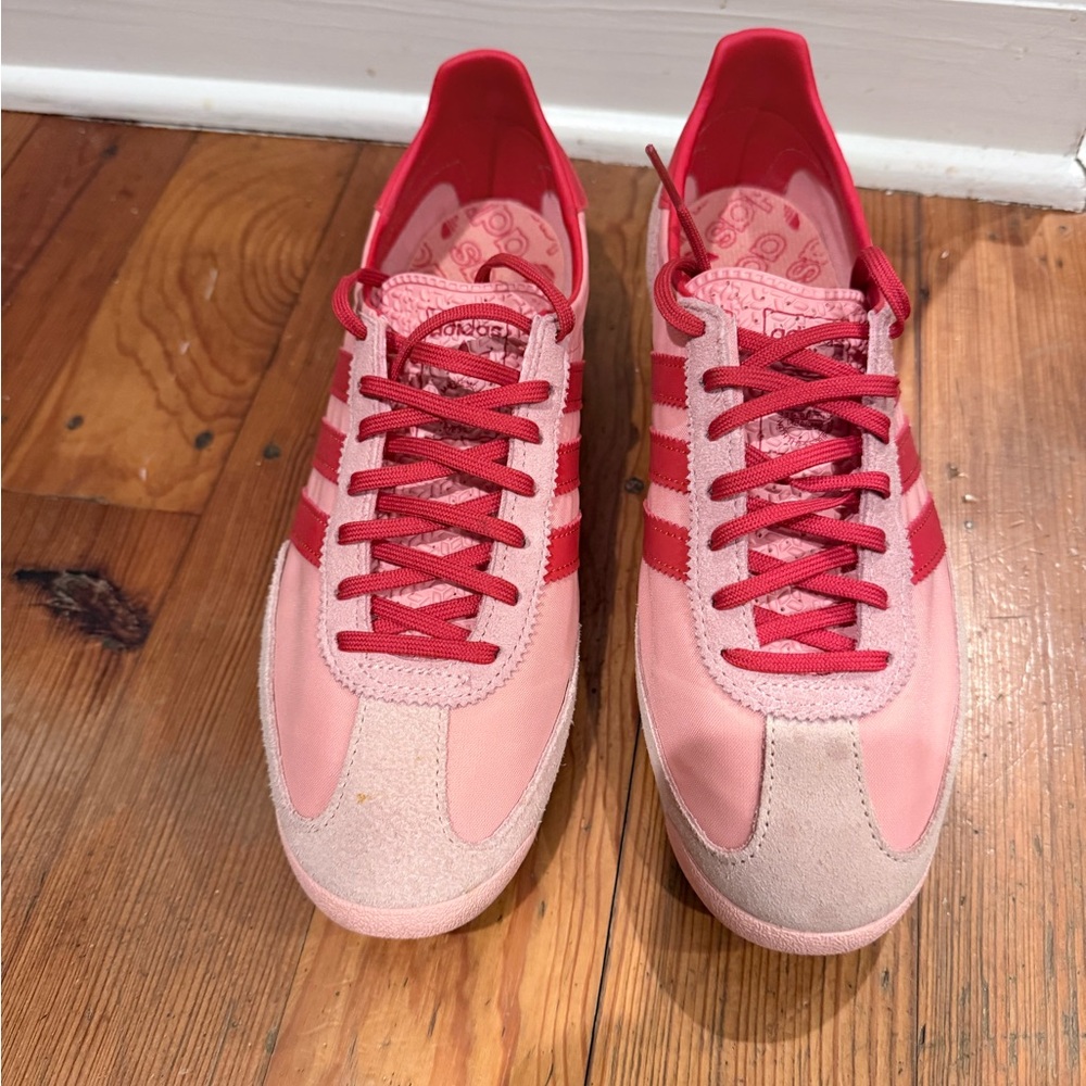 Adidas Women's Red and Pink Sneakers